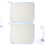 2pcs quick dry exfoliating wash cloths short loop for face bath beige 8