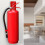 1 Set Fire Extinguisher Mount Wall Hook Metal Bracket 6