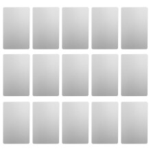 50pcs Marking Machine Business Aluminum Sheet Business Printing Cards