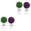 4 Pcs Artificial Grass Ball Potted Plants 4