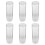 6Pcs Clear Plastic Airtight Biscuit Jars With Lids For Cookie Storage 1
