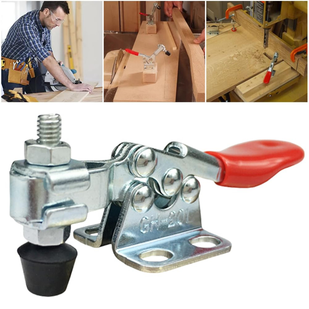 Toggle Clamp 4-Piece Horizontal Hold-Down Clamp Set For Woodworking 9393856105618
