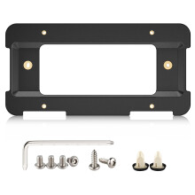 RED WOLF Rear License Plate Frame Bracket Holder Mount for 2005-2021 BMW 1 2 3 5 6 X Series 328i 323i 528i M3 2002-2019 Mini cooper 5118716060