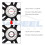 WHEEL CONNECT Hub Centric Ringar, 73.1 till 66.1, 4-pack, ABS-plast 3