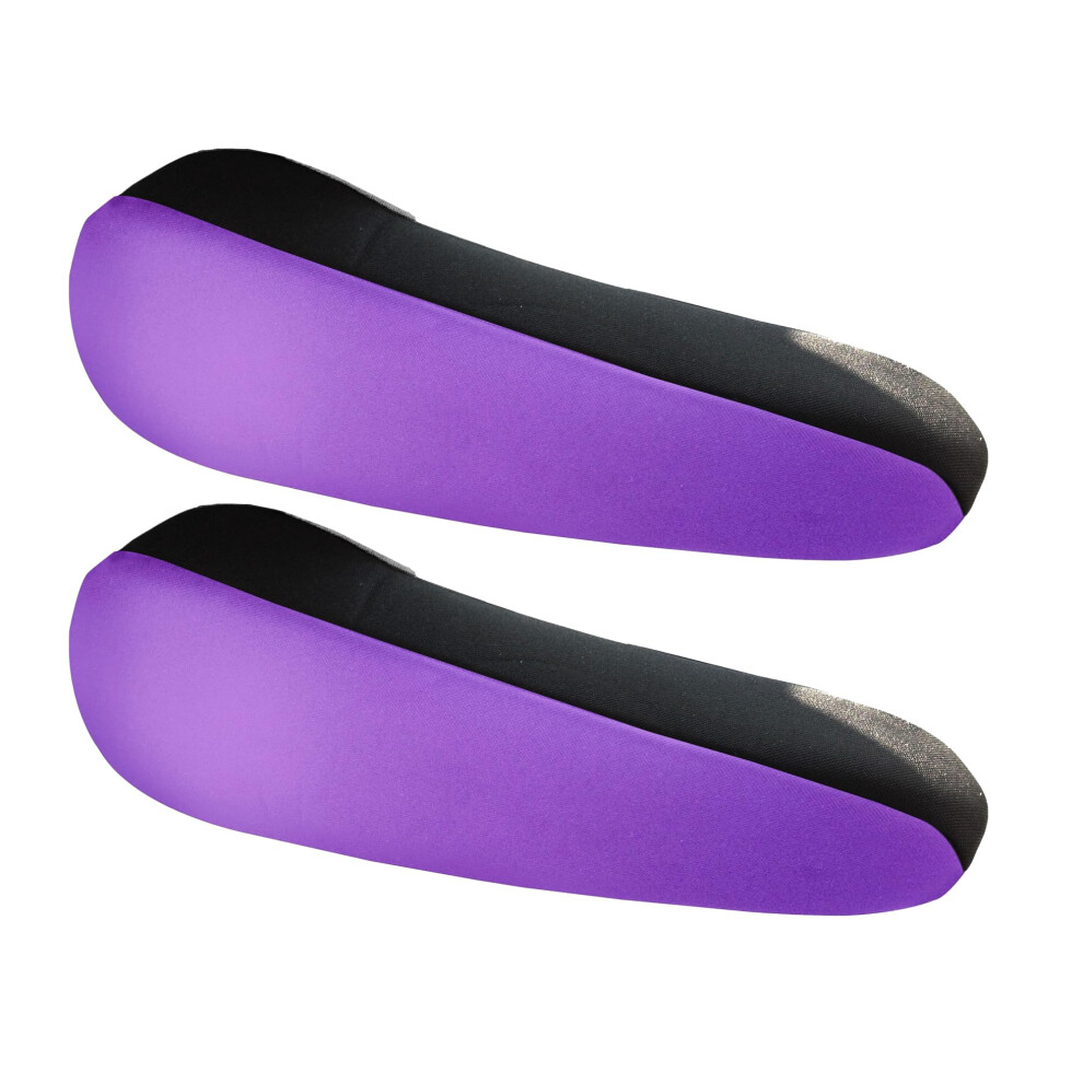 Fh Group Fh1051p Flat Cloth Fabric Armrest Cover Semi-Universal Fit, One Pair Purple 842319184671