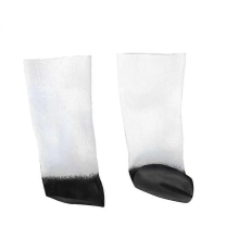 1 Pair Latex Rubber Horse Hooves Gloves Animal Gloves Halloween Party Adult Costume Props (White)