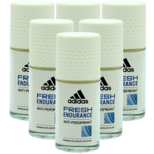 6 x 50ml Adidas Anti Perspirant Roll On for Women - Fresh Endurance