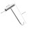 T-Type Small Meat Hand-Tight Manhole Cover Silver 2