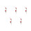 5Pcs Artificial Pomegranate Branch For Home Decor And Arrangements 4