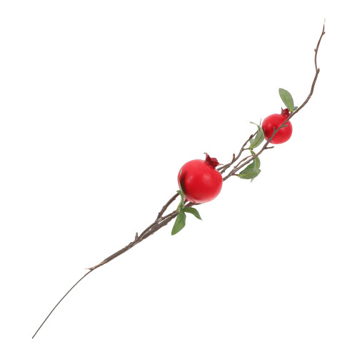 5Pcs Artificial Pomegranate Branch For Home Decor And Arrangements 1