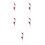 5Pcs Artificial Pomegranate Branch For Home Decor And Arrangements 10
