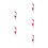5Pcs Artificial Pomegranate Branch For Home Decor And Arrangements 8
