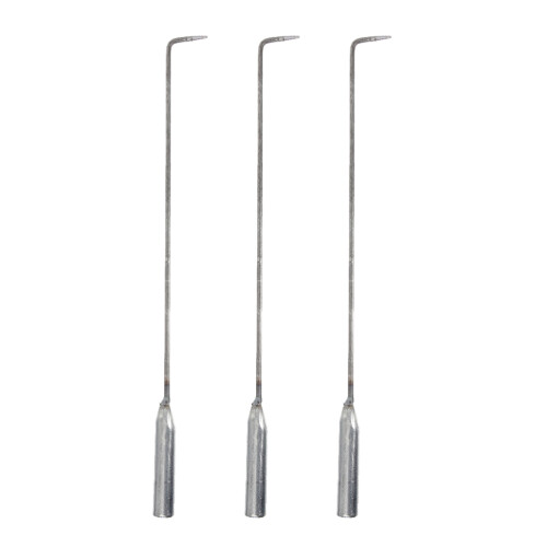 3Pcs Campfire Pokers For Fireplace And Camping Steel Tools Set