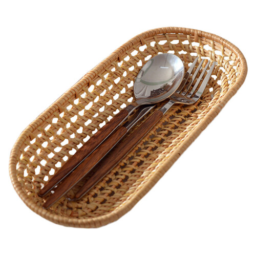 Raindrops Large Basket With Lid Wicker Hamper For Shelves Khaki