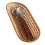 Raindrops Large Basket With Lid Wicker Hamper For Shelves Khaki 2