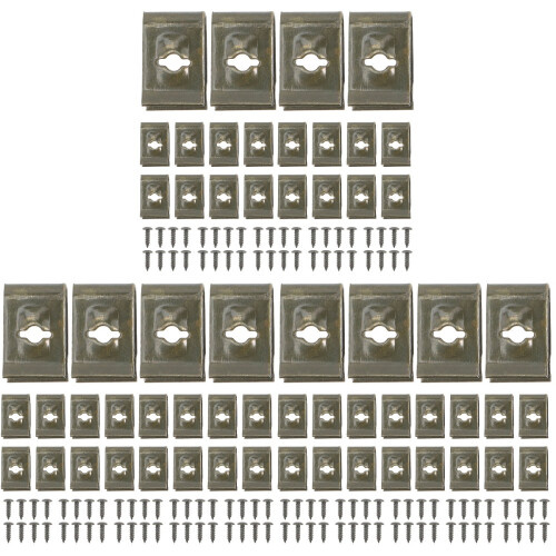 300 Pairs Wire Clamp Set With Self Tapping Screws 1