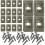 300 Pairs Wire Clamp Set With Self Tapping Screws 1