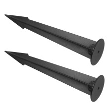 2 Sets Outdoor Ground Stakes For Garden Lights Landscape Yard Lamps