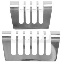 2Pcs Stainless Steel Toast Holder For Storage