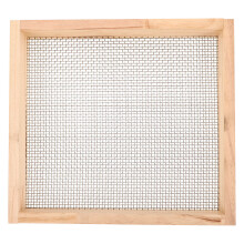 Garden Soil Sifter: 0.118In Stainless Steel Mesh With Wood Frame