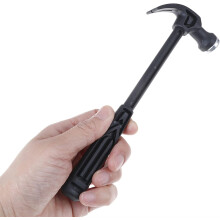 Hammer Mini Iron Claw Hammer Woodworking Nail Puncher Watch Repair Black
