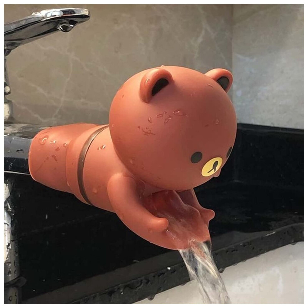 Faucet Extender Bear Design, Animal Faucet Extender For Bathroom Sink, Splash-Proof Spout Extender, Tap Extender 9393856106264