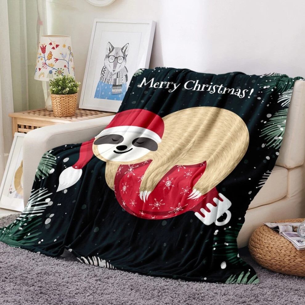 (C, 130*150) Christmas and Halloween printed flannel blankets, children's holiday gifts-image-OPC-PKVP5JT-NEW