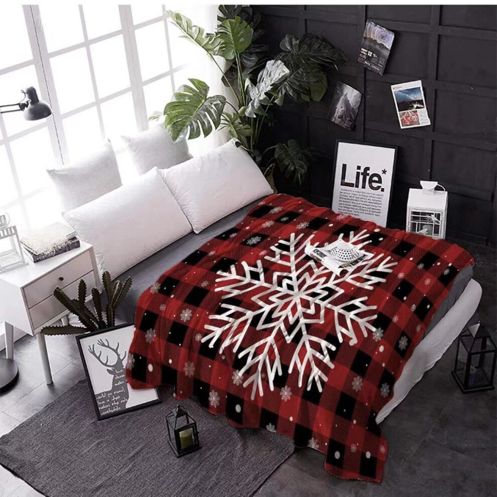 (S, 150*200cm) Christmas and Halloween printed flannel blankets, children's holiday gifts-image-OPC-PKVP5NP-NEW