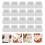 24Pcs Household Gift Boxes Multi-Function Bakery Candy Boxes 8
