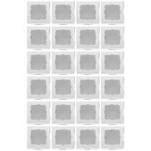 24Pcs Household Gift Boxes Multi-Function Bakery Candy Boxes