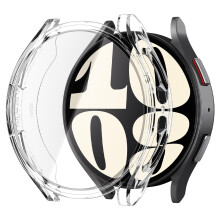 Spigen Ultra Hybrid Progettato per Samsung Galaxy Watch 6 Custodia da 40 mm Cover Protettiva Globale Antigraffio con Proteggi Schermo (2023) - Tr