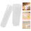 4 Pcs Crackers Containers Round Square Biscuit Storage Jars With Lid 11