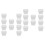 20 Pcs Diy Flowerpots Foam Mat Square Shape Pad Cushion 5
