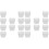 20 Pcs Diy Flowerpots Foam Mat Square Shape Pad Cushion 3