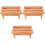 3Pcs Footstool Bathing Footrest Multipurpose Stool Sauna Leg Rest 5