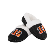 FOCO Cincinnati Bengals NFL NFL Womens Team Color Moccasin Slipper - XL