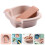 One Set Washboard Basin For Hand Washing Clothes 7