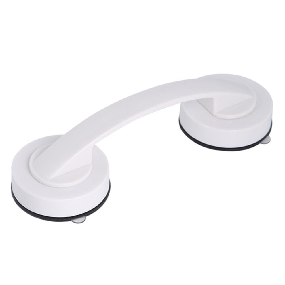 Punch Suction Cup Shower Grab Bar ABS Safety Hand Rail For Seniors Reusable Support Handle For Glass Marble Walls