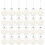 144 Pcs Clear Flat Christmas Ball Ornaments Tree Baubles 1