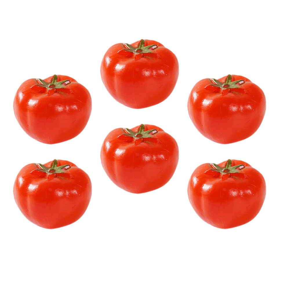 6Pcs Lifelike Tomato Props Artificial Mini Tomatoes Desktop Decor-image-OPC-PKVPJ6N-NEW