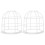 2Pcs Adjustable Sprinkler Head Cage Guard For Ceiling Light 1