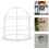 2Pcs Adjustable Sprinkler Head Cage Guard For Ceiling Light 11