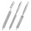 Kitchen Tool For Fish Scale Removal Stainless 3pcs 1