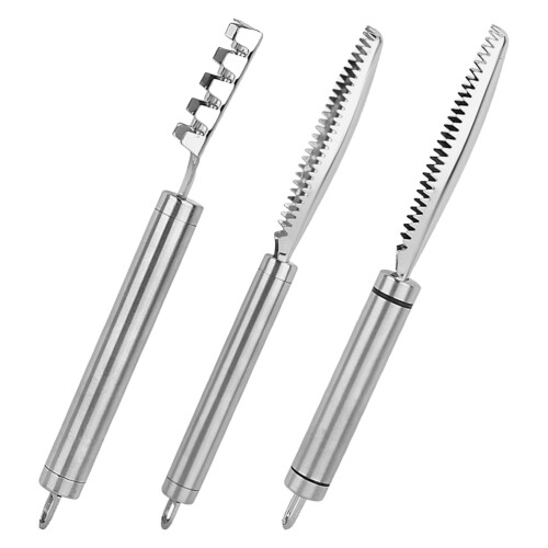 Kitchen Tool For Fish Scale Removal Stainless 3pcs