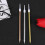 36pcs Slender Cake Candles Pencil Shaped Electroplate Party Decor 9