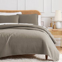 Southshore Fine Living, Inc. Oversized Quilt, King Size Sæt, Blødt Mikrofiber, Let Pleje, Plet- og Dyrehårsbestandig