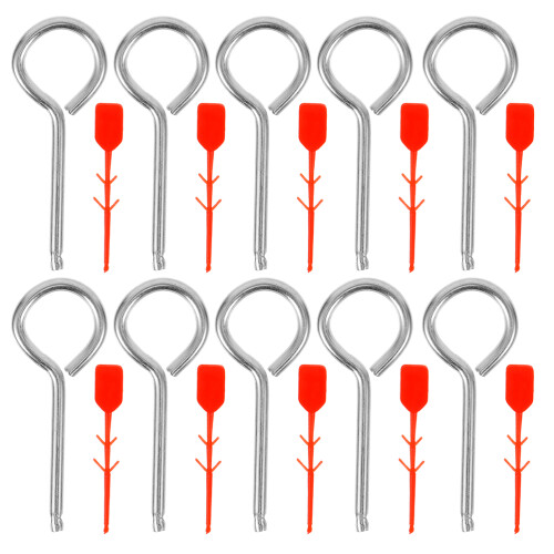 20 Sets Red Tamper Seals And Fire Extinguisher Pull Pins