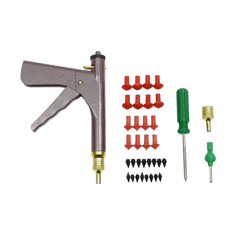 Tubeless Tyre Repair Kit With Mushroom Plugs, Car Tyre Plugger, And Toolbox 9393856106943