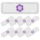 20Pcs Uv Testing Cards Uva Identifying 6