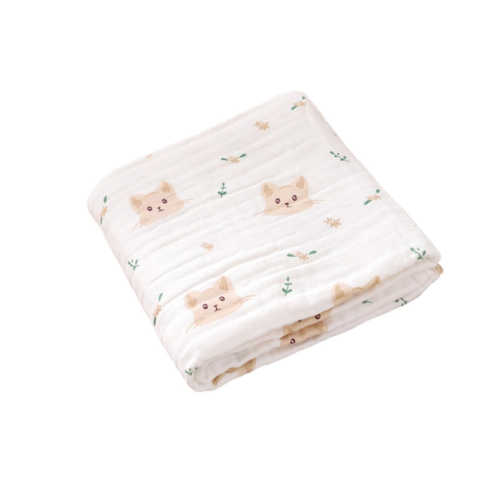Infant Blanket 4-Layer Cotton Bath Towel Multi-Pattern Toddler Blanket Easy Carry Hypoallergenic For Sensitive Skin